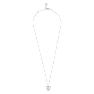 Snö of Sweden Lovely Heart Pendant Neck 42 plain Silver 42cm