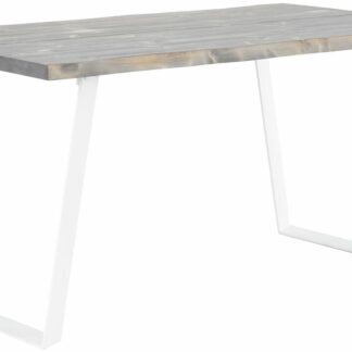 Triangel lankkupöytä 150x88 cm savunharmaa/valkoinen
