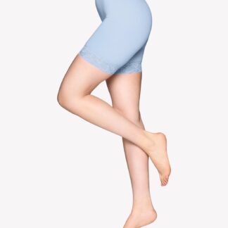 Nanso SEAMLESS LACE SHORT leggingsit - vaaleansininen