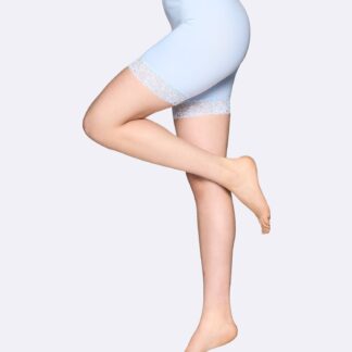 Nanso SEAMLESS LACE SHORT leggingsit - sininen
