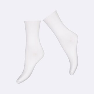 Nanso COTTON COMFORT CUFF nilkkasukat - valkoinen