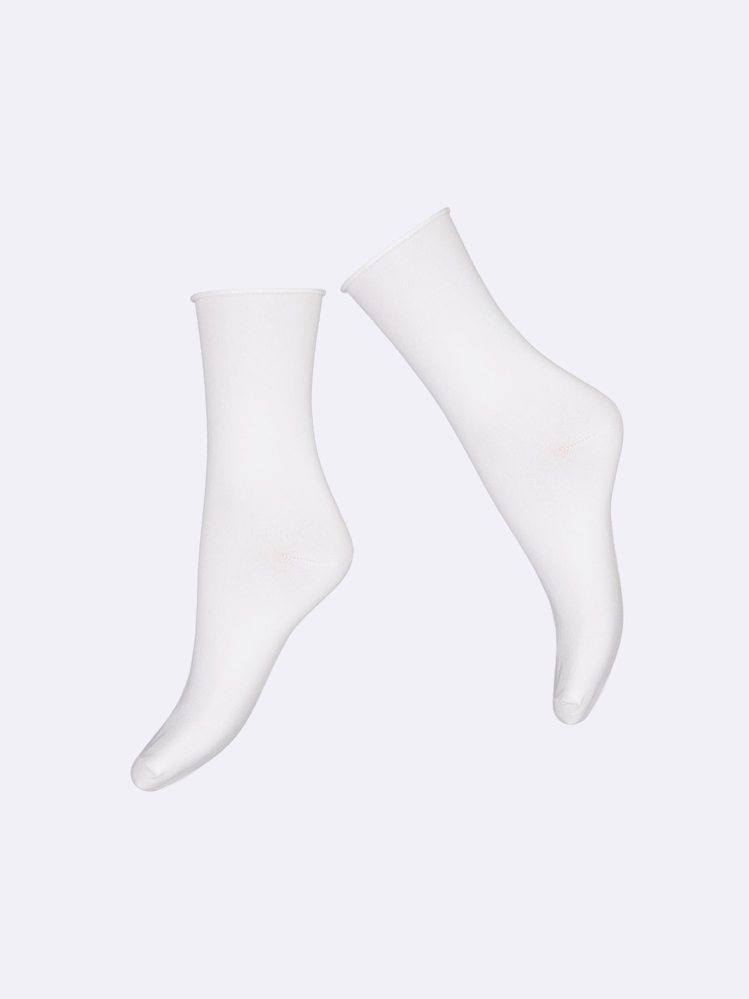 Nanso COTTON COMFORT CUFF nilkkasukat - valkoinen
