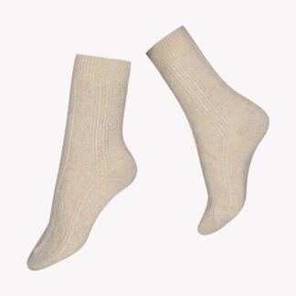 Nanso OLIVIA CASHMERE nilkkasukat - meleerattu beige