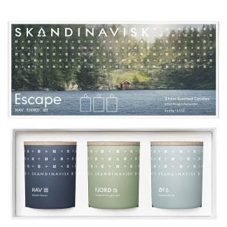 Skandinavisk ESCAPE Mini Candle Giftset 65g x 3