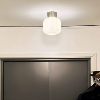 Aneta Lighting Vanja plafondi Ø20 cm valkoinen/teräs