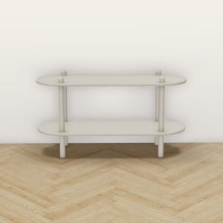 Askel korkea taso 100x35x53,5 cm greige