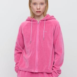 Makia Nylon zip-huppari - Naiset - Vaaleanpunainen