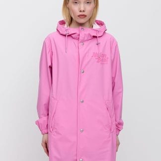 Makia Nylon sadetakki - Miehet - Vaaleanpunainen