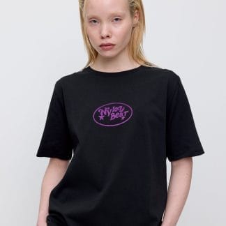 Makia Nylon Beat t-paita - Naiset - Musta