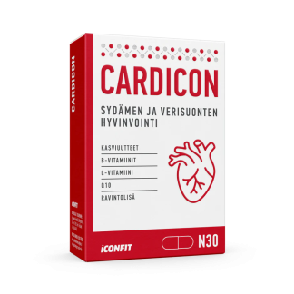 ICONFIT Cardicon 30 kaps - Sydämen ja verisuonten hyvinvoinnin varmistamiseksi 30 kaps