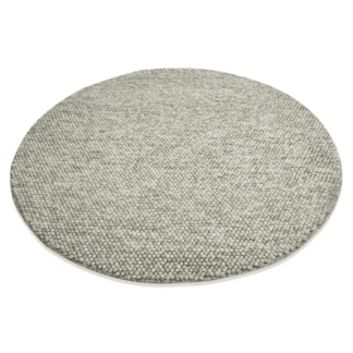 Finarte Nirvana villamatto 200 cm pyöreä harmaa
