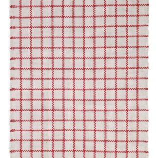 Finarte Ruutu puuvillamatto 60x90 cm valkoinen