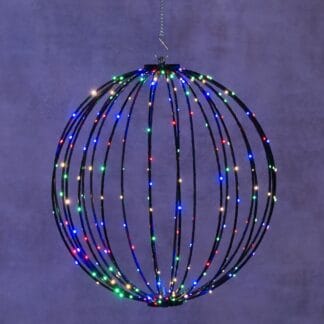 Finnlumor LED-valopallo Ø50 cm 264 lediä monivärinen