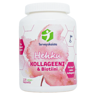 Terveyskaista Hehku Kollageeni & Biotiini 120 kaps