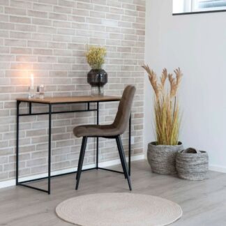 House Nordic Vita työpöytä 100x45 cm tammi/musta