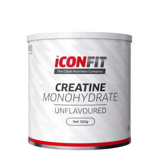 ICONFIT Mikronisoitu Kreatiinimonohydraatti 300 g, Maustamaton 300 g