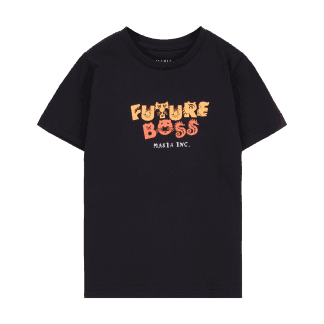 Makia Boss T-shirt - Lapset - Musta
