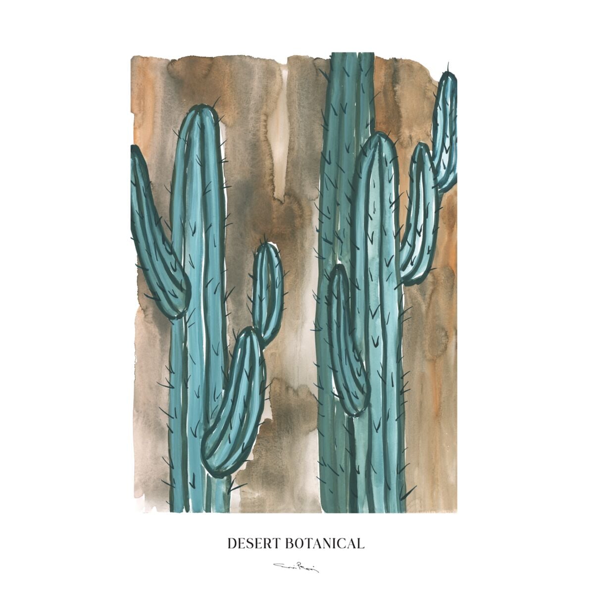 Kaverini Desert botanical 50x70 cm