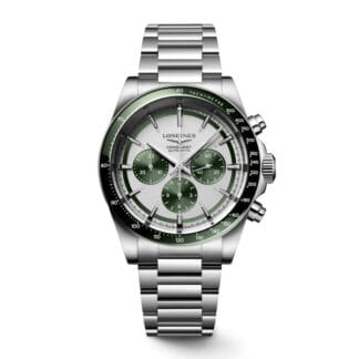 Longines Conquest Chronograph, 42mm, rannekello L38354026