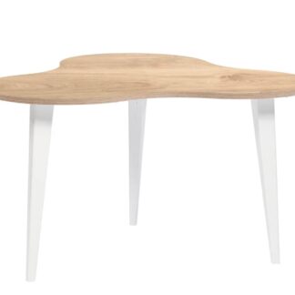 Luna sohvapöytä 85 cm hunajatammi/valkoinen