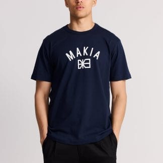 Makia Port T-Shirt - Miehet - Sininen