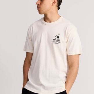 Makia Cosmic T-Shirt - Miehet - Valkoinen