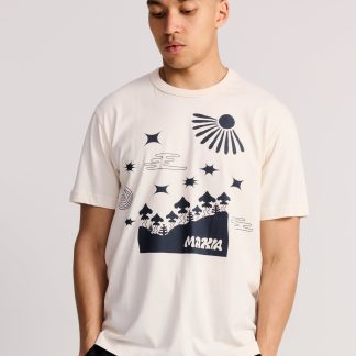 Makia Curvature T-Shirt - Miehet - Valkoinen