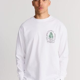 Makia Tower Long Sleeve - Miehet - Valkoinen