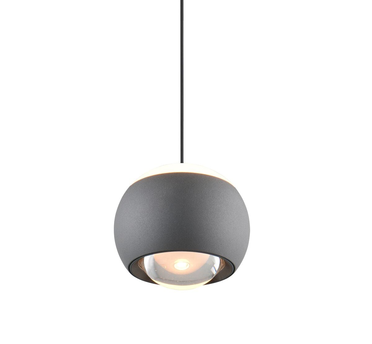 Musterring Cannon LED-riippuvalaisin 1-os antrasiitti/harmaa