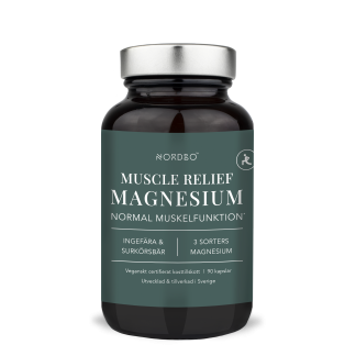 Nordbo Muscle Relief Magnesium 90 kaps 90 kaps
