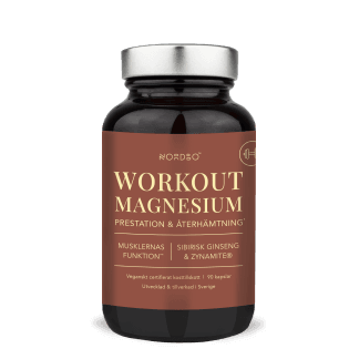 Nordbo Workout Magnesium 90 kaps 90 kaps