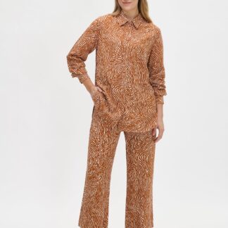 Nanso JÄLKI culottes-housut - ruskea