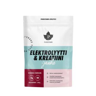 Puhdistamo Elektrolyytti & Kreatiini Kirsikka-Vadelma 200 g 200 g