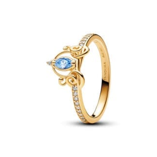 Pandora Disney Cinderella's Carriage sormus, keltakullattu, 163059C01