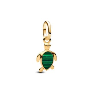 Pandora ME Green Turtle Mini hela, hopea, 763823C01