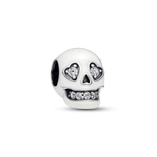 Pandora Moments Glow-in-the-dark Sparkling Skull hela, hopea, 792811C01