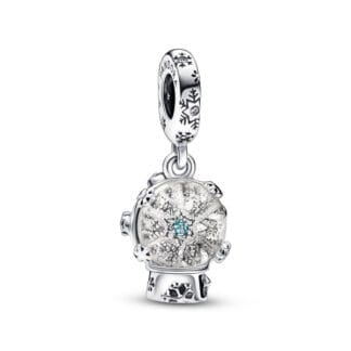 Pandora Moments Snowflake Snow Globe hela, hopea, 792369C01