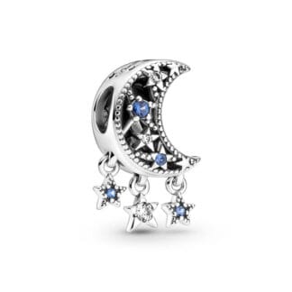 Pandora Moments Star & Crescent Moon hela, hopea, 799643C01