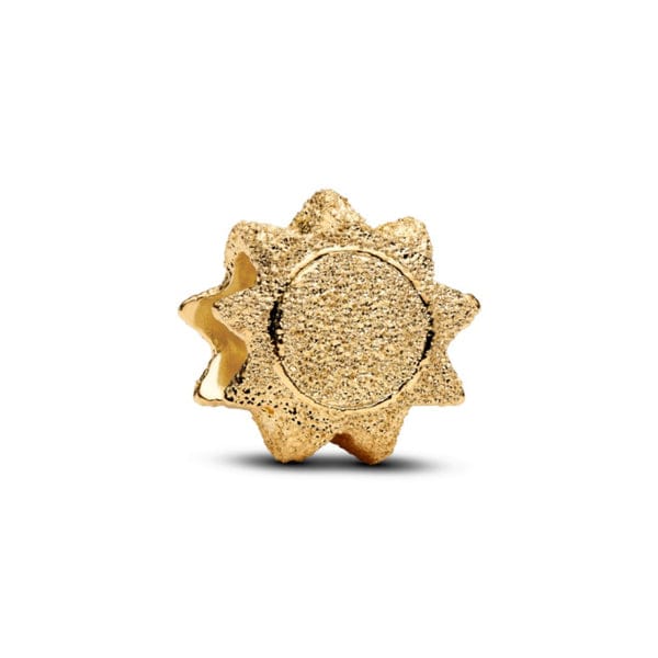 Pandora Moments Textured Sun mini hela, keltakullattu, 764052C00