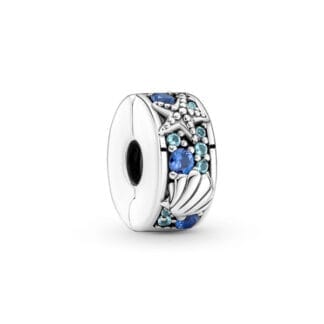 Pandora Moments Tropical Starfish & Shell lukkopala, hopea, 791678C01
