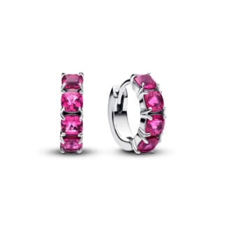 Pandora Timeless Pink rengaskorvakorut, hopea, 293851C02