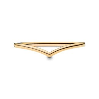 Pandora Timeless Polished Wishbone sormus, keltakullattu, 168742C00