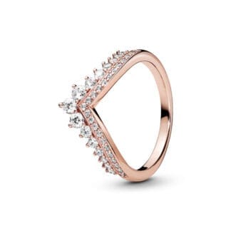 Pandora Timeless Wish Tiara sormus, ruusukullattu, 187736CZ