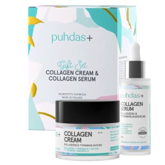Puhdas+ Collagen Cream + Serum Lahjapakkaus 50 + 30 ml 50 + 30 ml