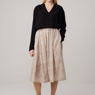 Makia Papillone Skirt - Naiset - Beige