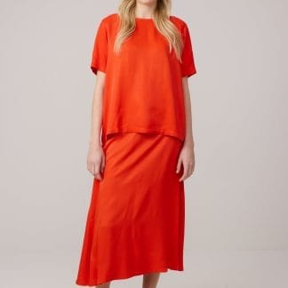 Makia Sadie Blouse - Naiset - Punainen