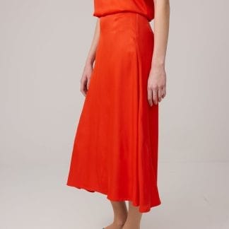 Makia Selena Skirt - Naiset - Punainen