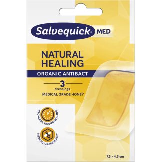 Salvequick MED Natural Healing hunajalaastari 3 kpl 3 kpl