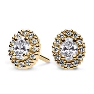 Silván Rosalie timanttikorvakorut 0,52ct, keltakultaa, timanttikorut