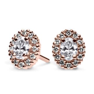 Silván Rosalie timanttikorvakorut 0,52ct, rosekultaa, timanttikorut